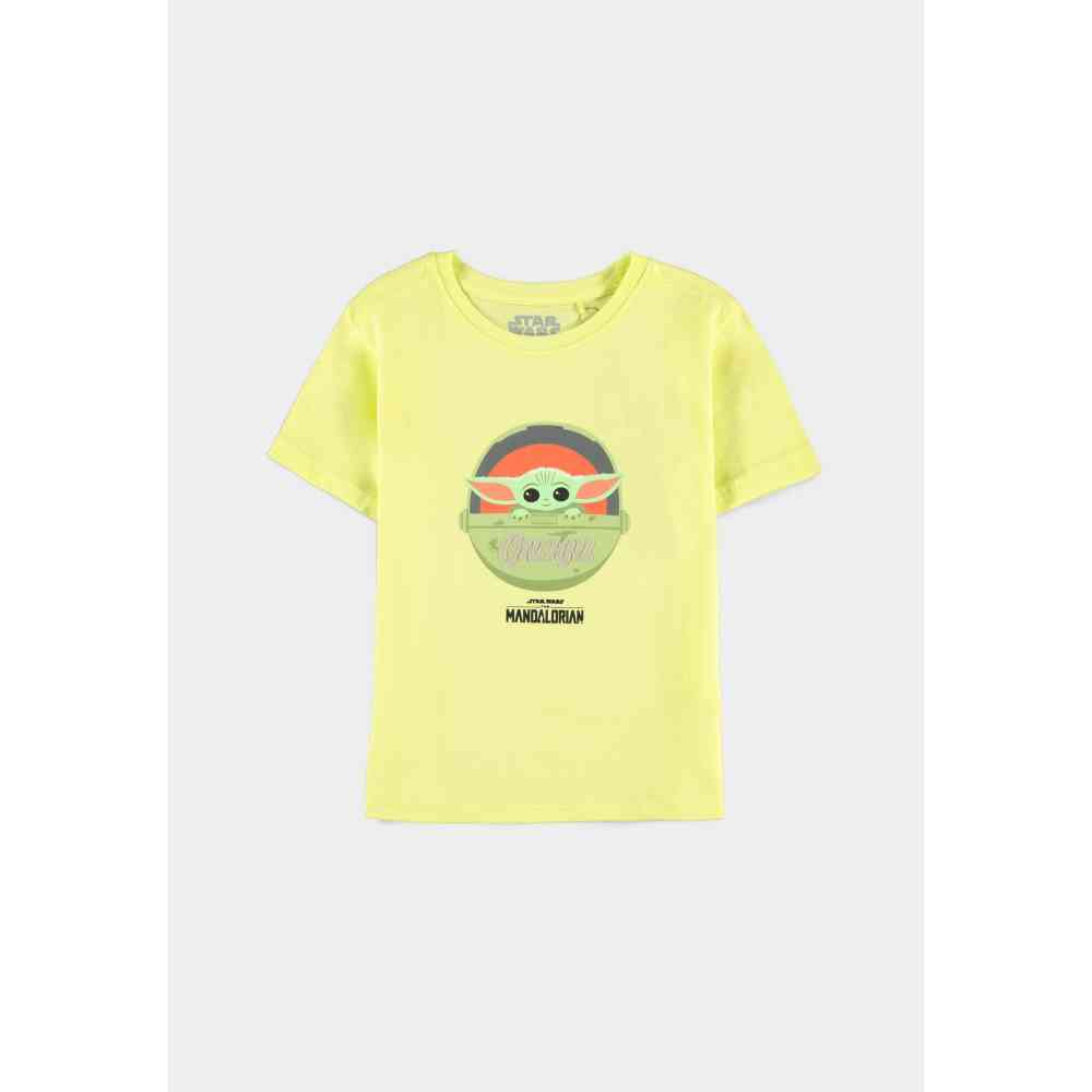 Disney Star Wars - The Mandalorian The Child Kinder Tshirt - Geel